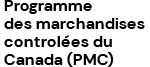 Logo Programme des marchandises controlées du Canada (PMC)